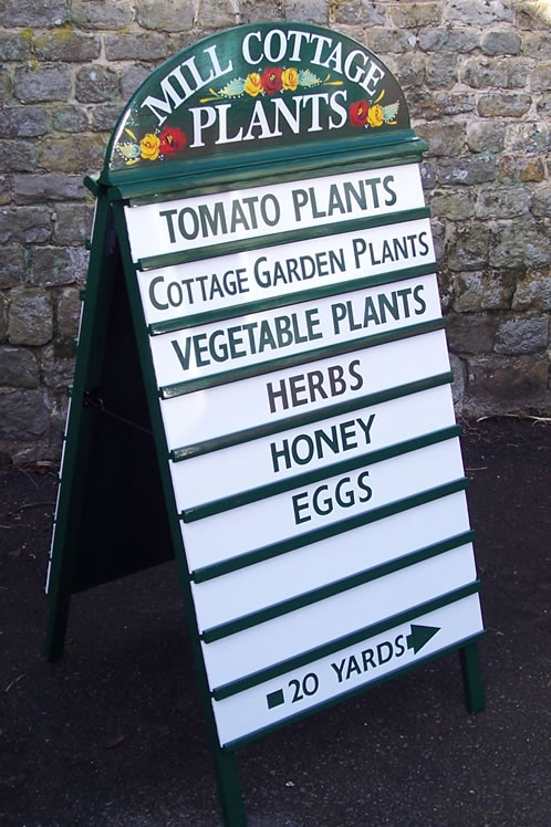 Changable a board sign
