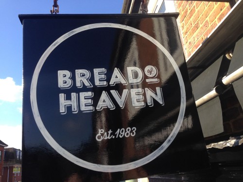 Bread of Heaven Bakery - hanging sign