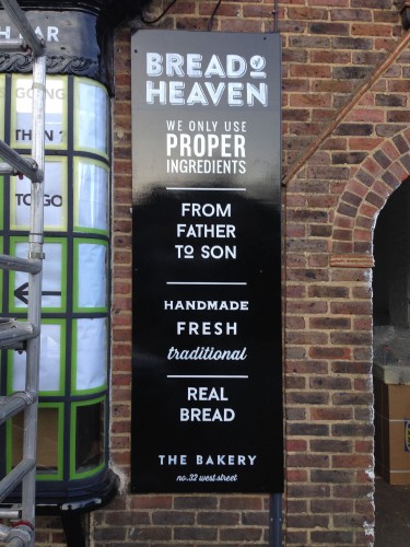 Bread of Heaven Bakery - signboard