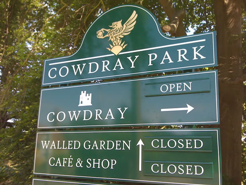 Cowdray Park Polo signage