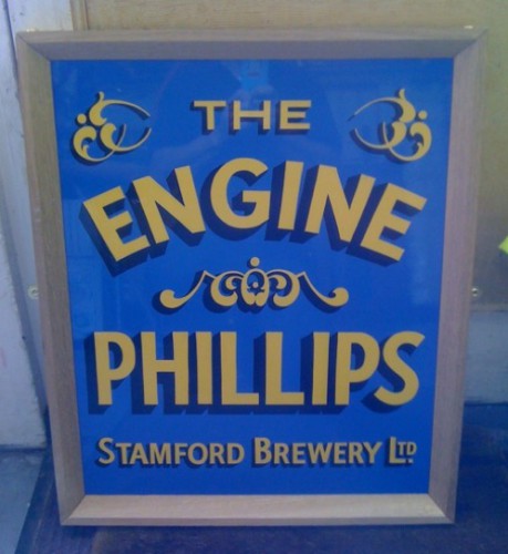 Replica vintage pub signboard