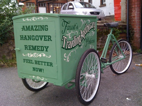 Restored shop tricycle