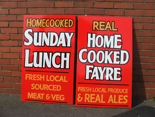 Colour Aboard panel signs