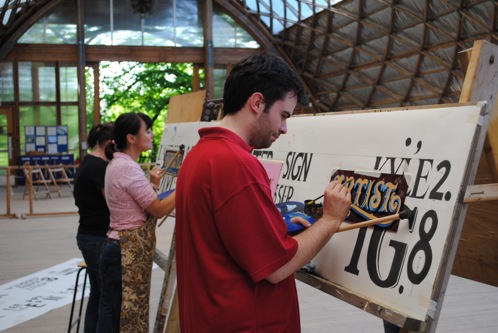 Practical signwriting training