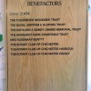 Oak commemorative honours board