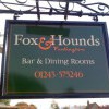 contemporary hand painted pub sign design