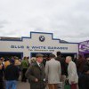 Replica garage set at Goodwood Revival