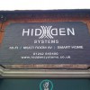 Painted sign directly onto brickwork