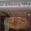 Hand painted signs above and inside this traditional Greengrocers store