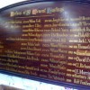 Gold leaf church honours boards