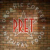 Pret a manger hand signwritten wall display