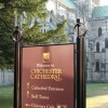 Chichester Cathedral signage