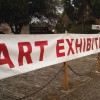 Art exhibition banner