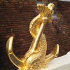 Gilded Statue at Dolphin and Anchor Hotel, Chichester
