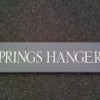 Hardwood hand painted and signwritten house gate sign