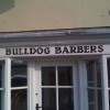 Painted barbers shop fascia