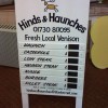 Changeable sandwich board sign