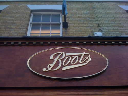 Boots the Chemist at Farnham, Surrey